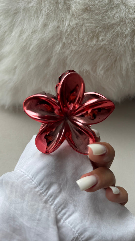 Akrilik Çiçek Lotus Toka