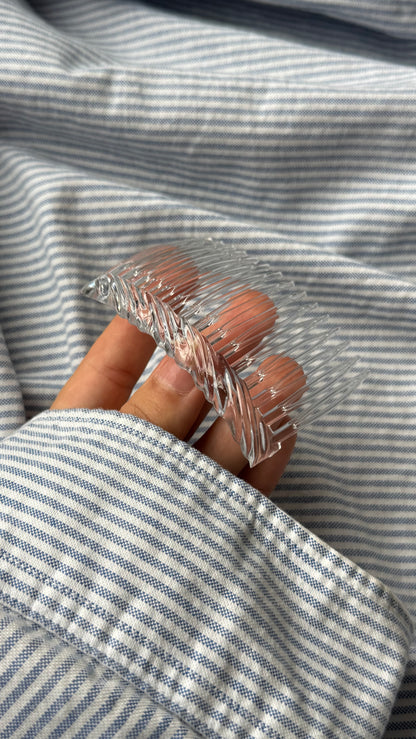 Burgu Desenli Yan Saç Tarağı - Retro Şık Topuz ve Yan Saç Aksesuarı