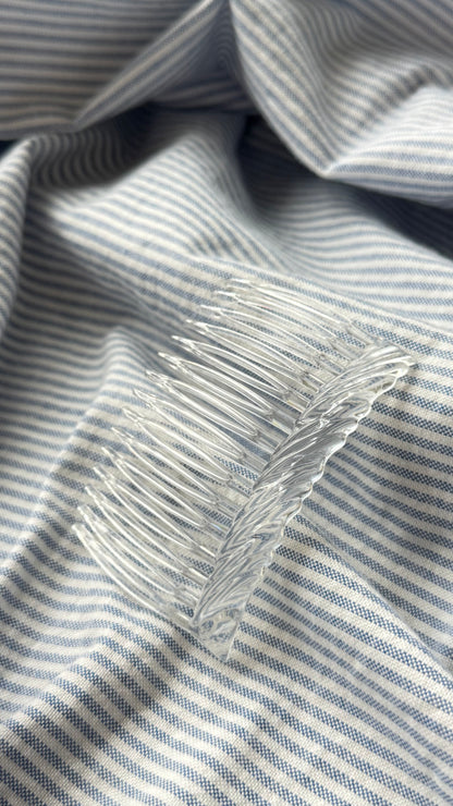 Burgu Desenli Yan Saç Tarağı - Retro Şık Topuz ve Yan Saç Aksesuarı