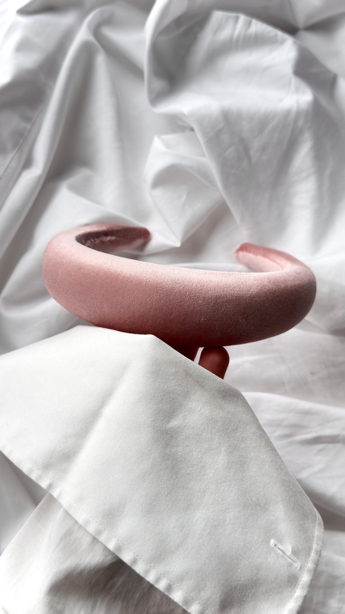 Pofuduk Saten Taç - Hacimli Puffy Model Lüks Saç Aksesuarı