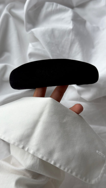 Pofuduk Saten Taç - Hacimli Puffy Model Lüks Saç Aksesuarı