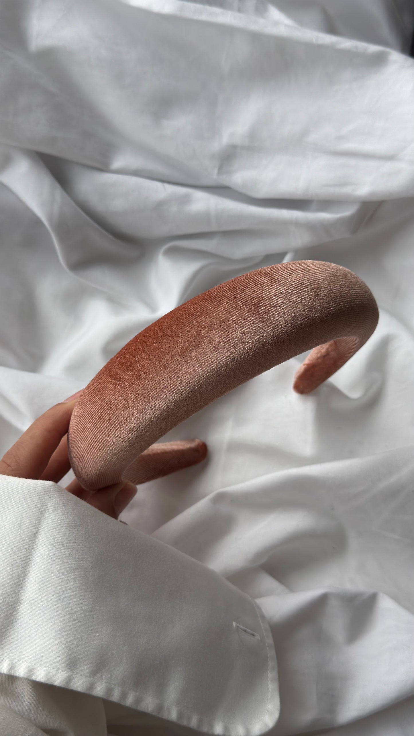 Pofuduk Saten Taç - Hacimli Puffy Model Lüks Saç Aksesuarı