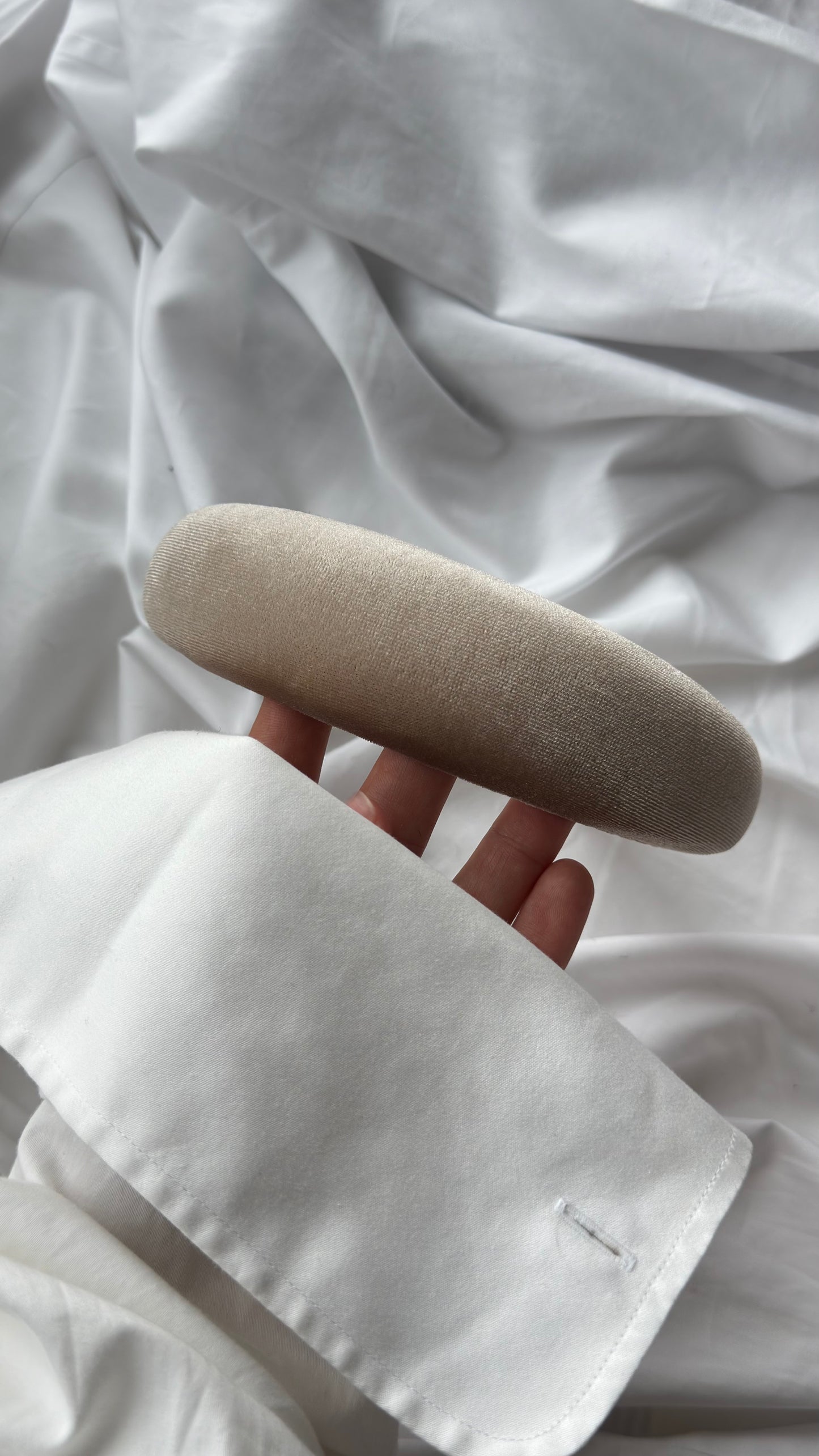 Pofuduk Saten Taç - Hacimli Puffy Model Lüks Saç Aksesuarı