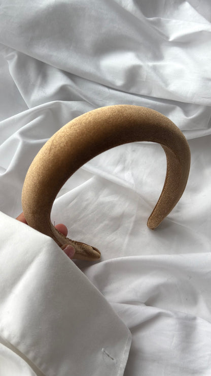 Pofuduk Saten Taç - Hacimli Puffy Model Lüks Saç Aksesuarı