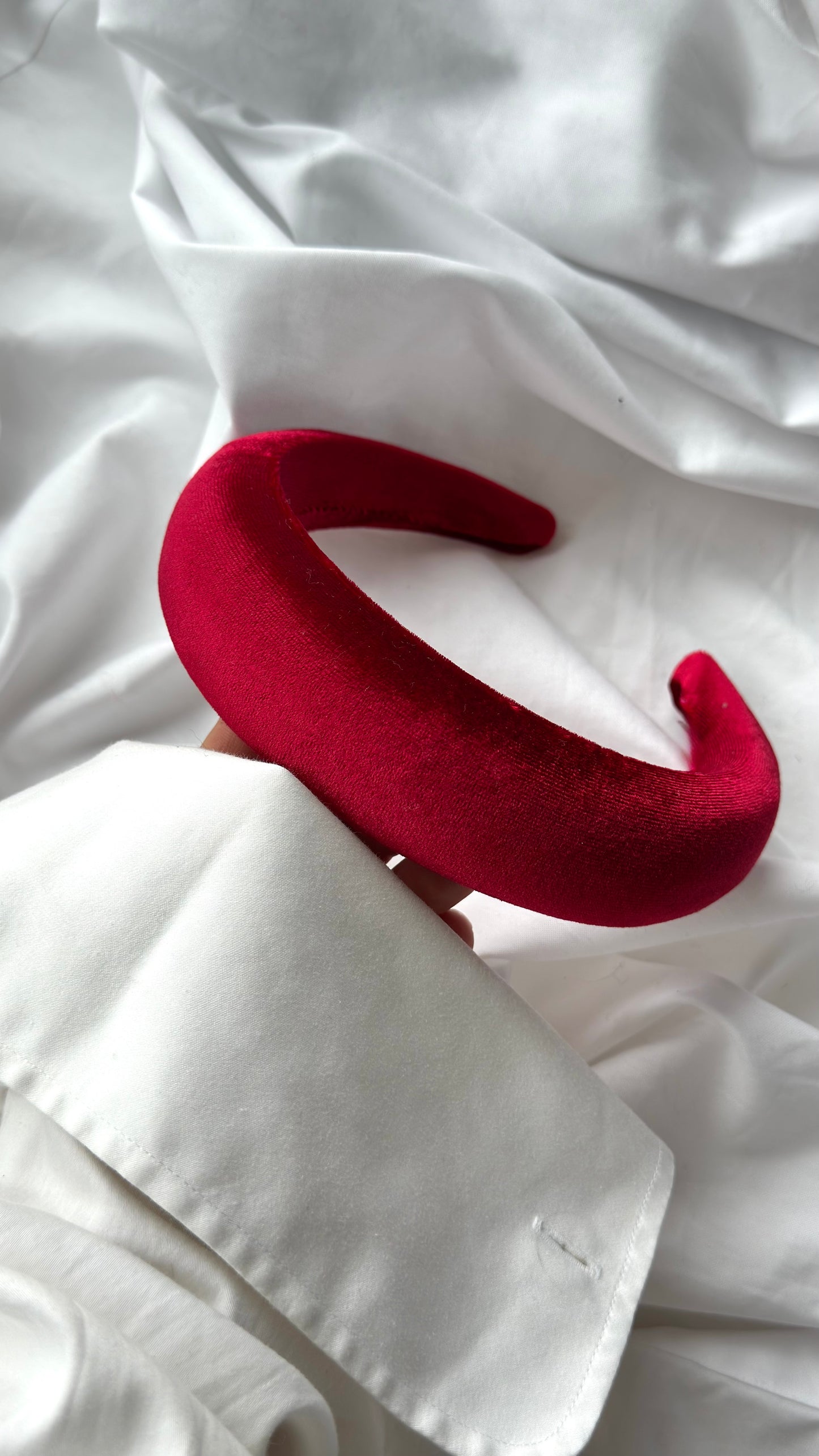 Pofuduk Saten Taç - Hacimli Puffy Model Lüks Saç Aksesuarı