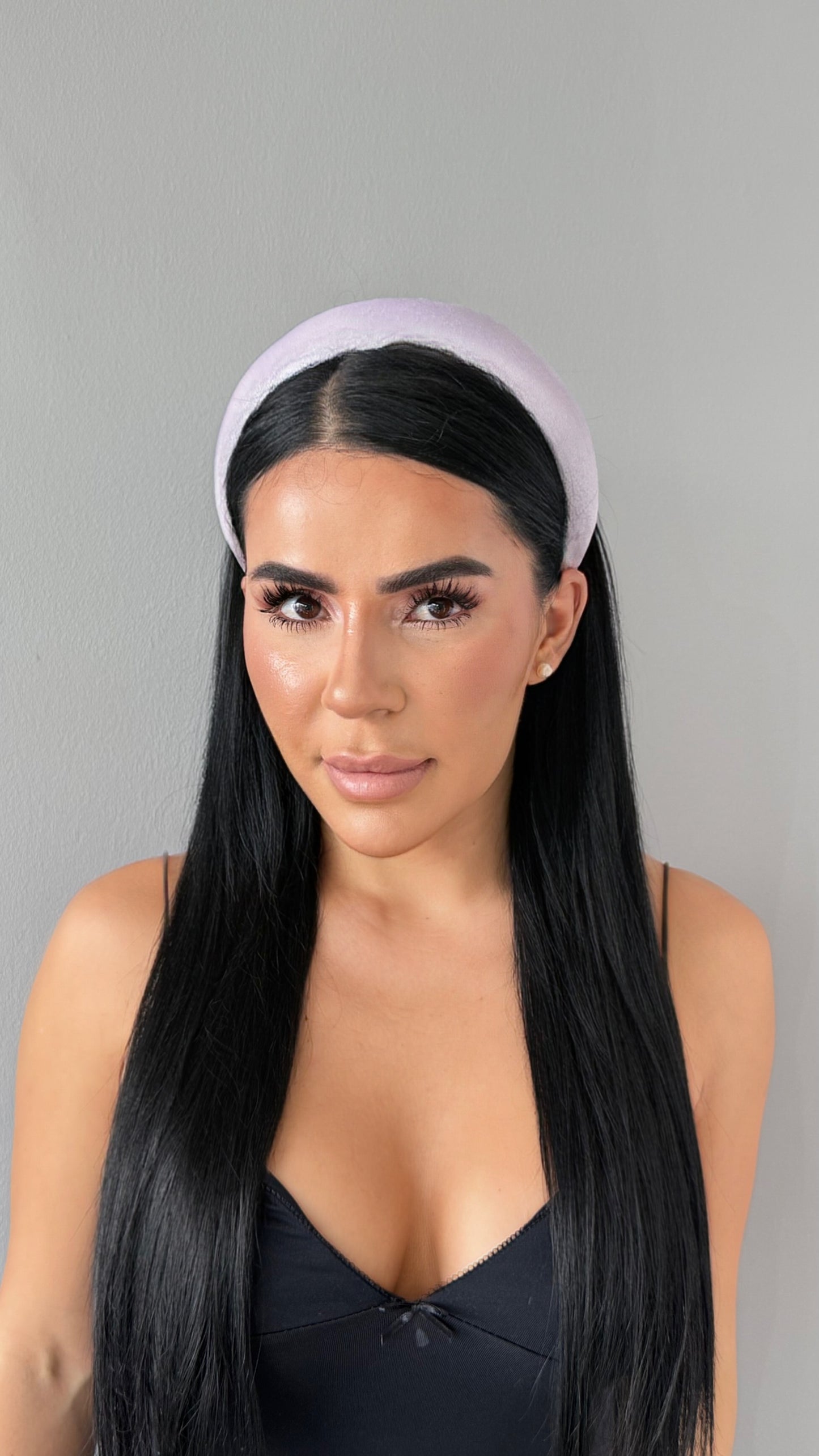 Pofuduk Saten Taç - Hacimli Puffy Model Lüks Saç Aksesuarı