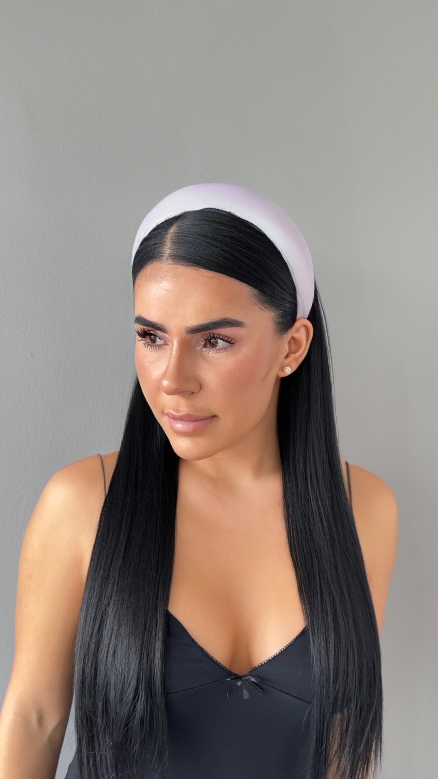 Pofuduk Saten Taç - Hacimli Puffy Model Lüks Saç Aksesuarı