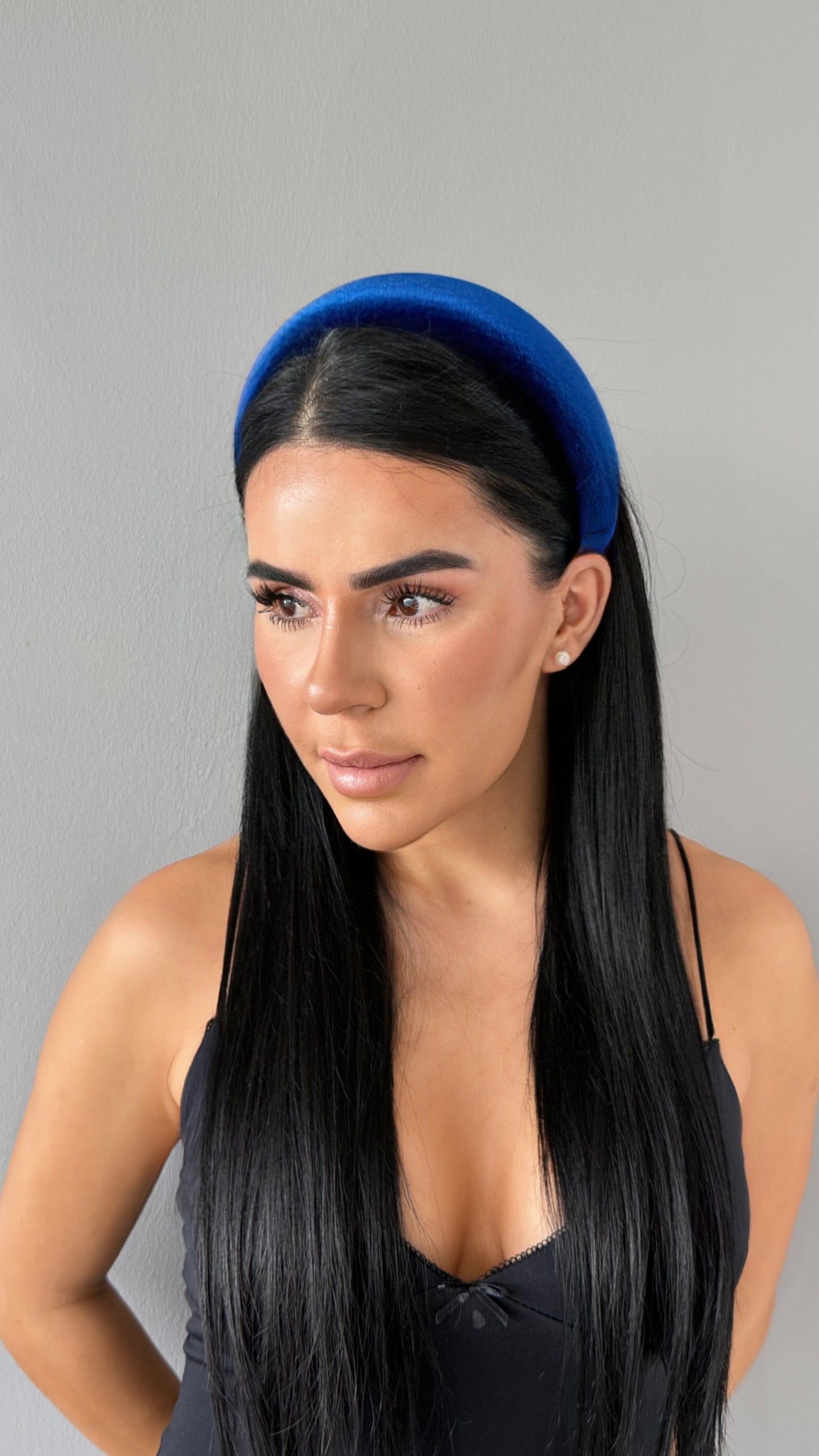 Pofuduk Saten Taç - Hacimli Puffy Model Lüks Saç Aksesuarı