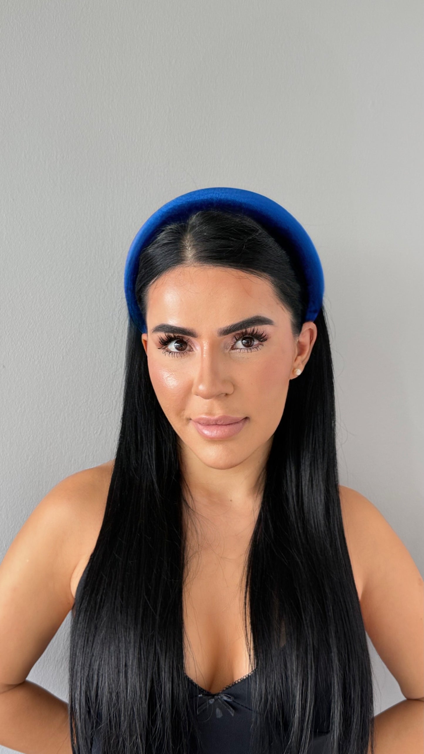 Pofuduk Saten Taç - Hacimli Puffy Model Lüks Saç Aksesuarı