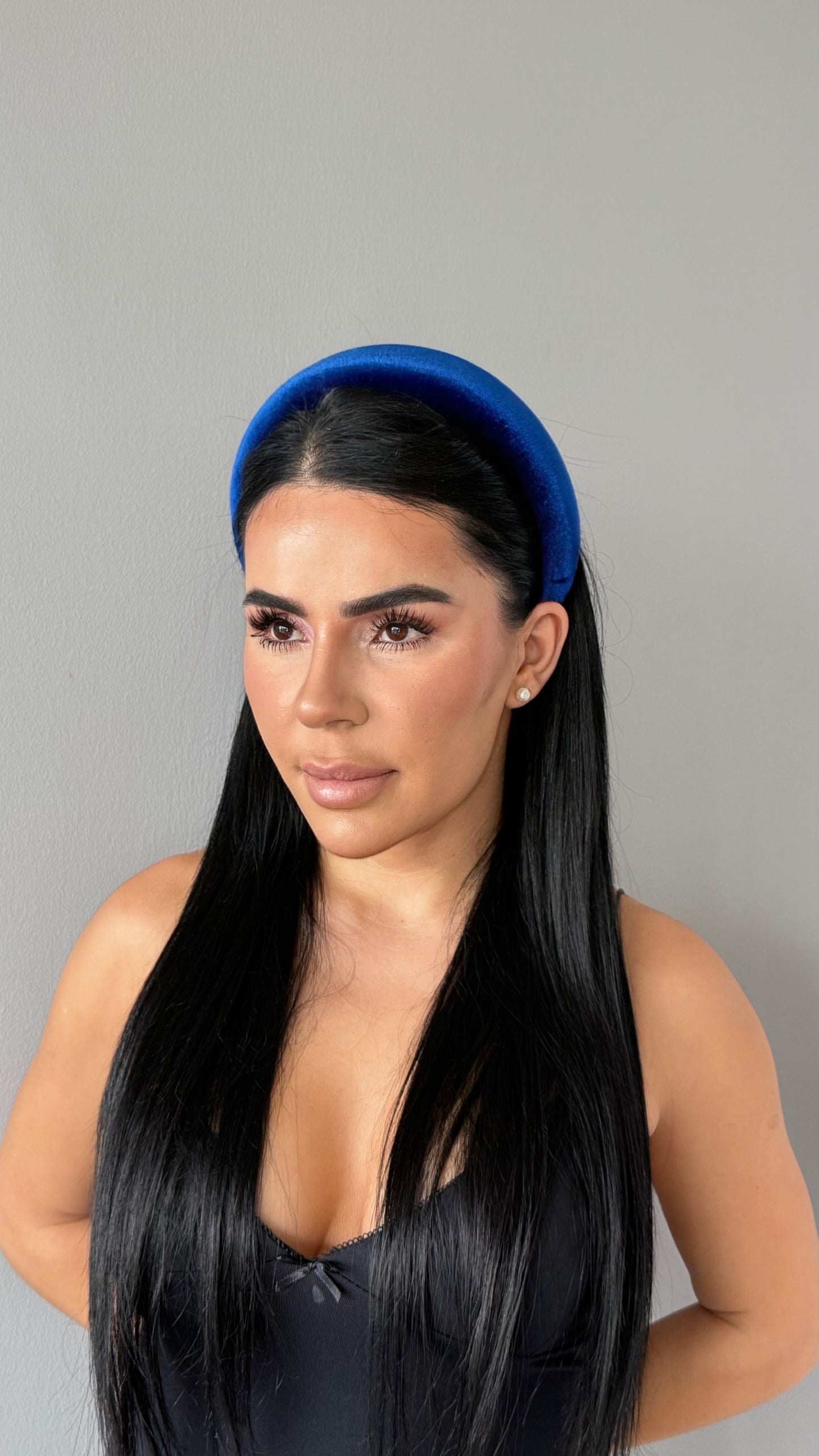 Pofuduk Saten Taç - Hacimli Puffy Model Lüks Saç Aksesuarı