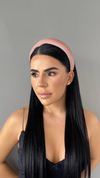 Pofuduk Saten Taç - Hacimli Puffy Model Lüks Saç Aksesuarı