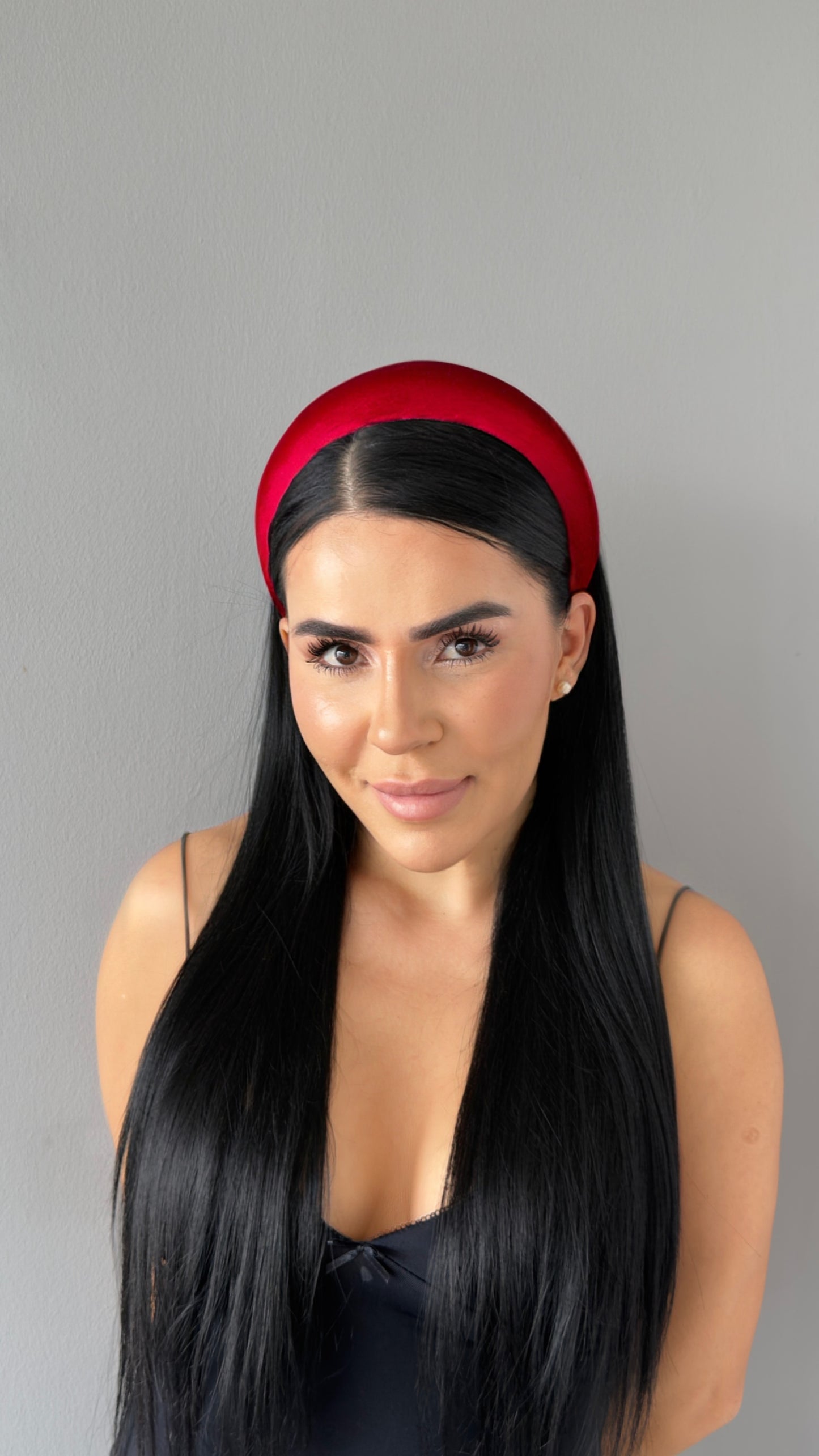 Pofuduk Saten Taç - Hacimli Puffy Model Lüks Saç Aksesuarı