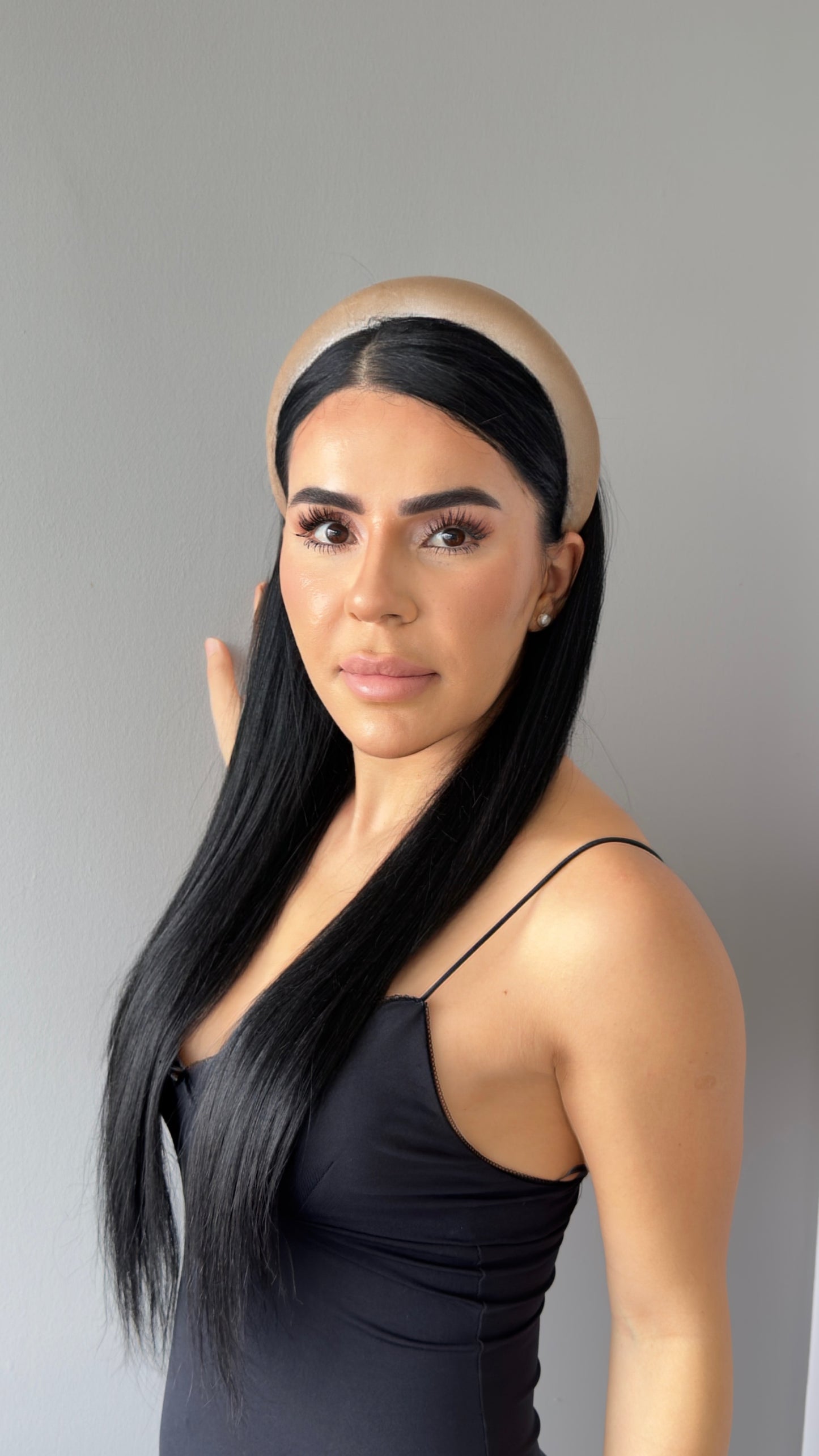 Pofuduk Saten Taç - Hacimli Puffy Model Lüks Saç Aksesuarı