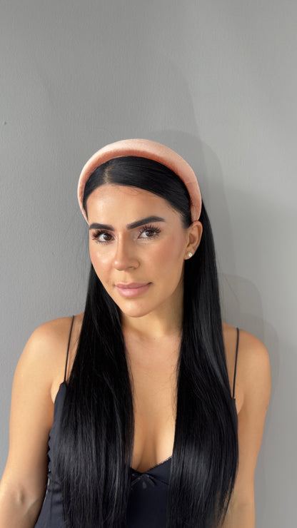 Pofuduk Saten Taç - Hacimli Puffy Model Lüks Saç Aksesuarı