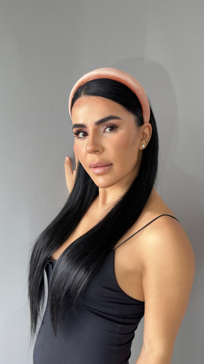 Pofuduk Saten Taç - Hacimli Puffy Model Lüks Saç Aksesuarı