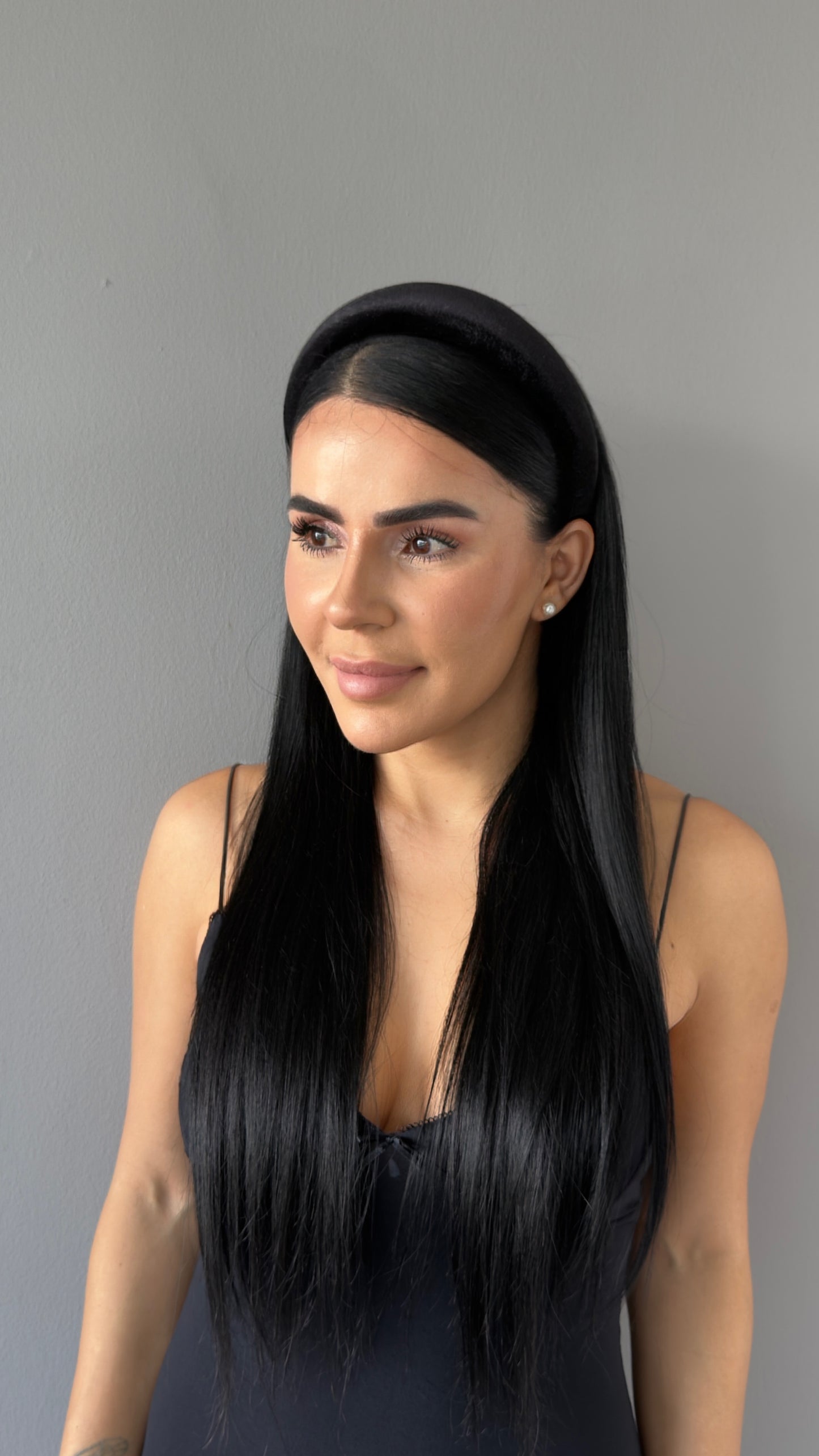 Pofuduk Saten Taç - Hacimli Puffy Model Lüks Saç Aksesuarı