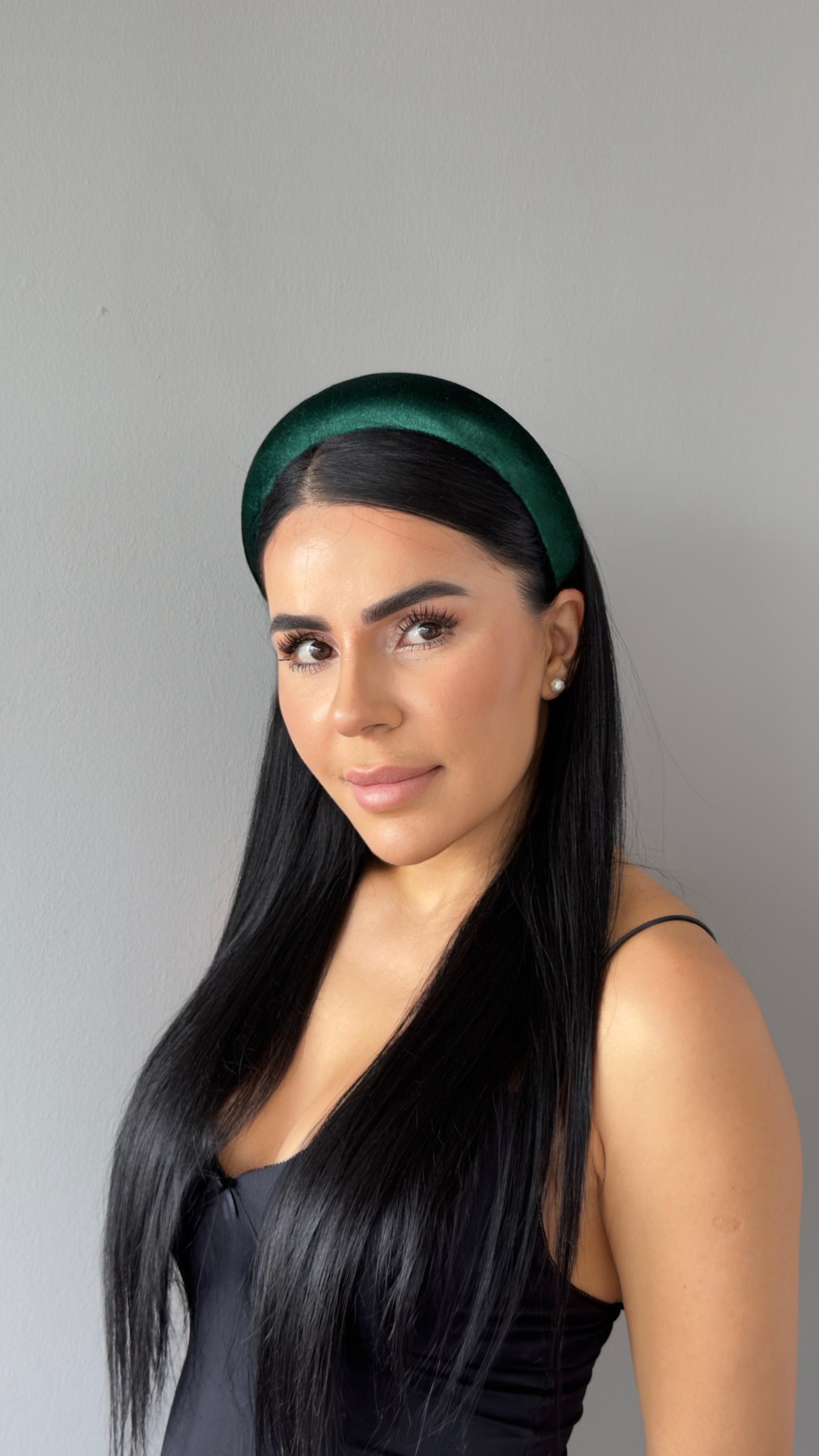 Pofuduk Saten Taç - Hacimli Puffy Model Lüks Saç Aksesuarı