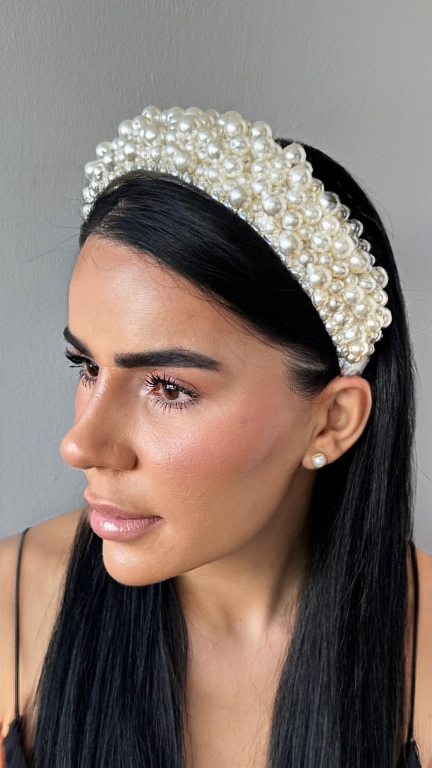 Kadın İncili Saç Tacı