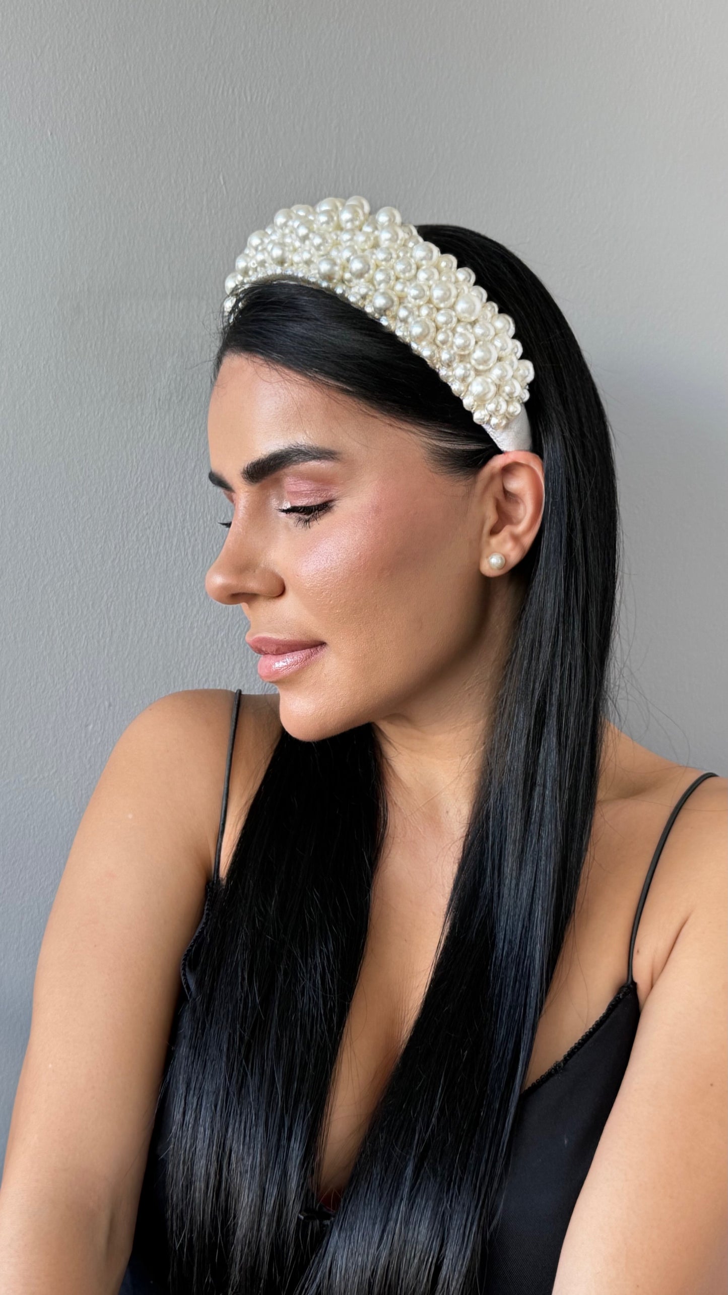 Kadın İncili Saç Tacı