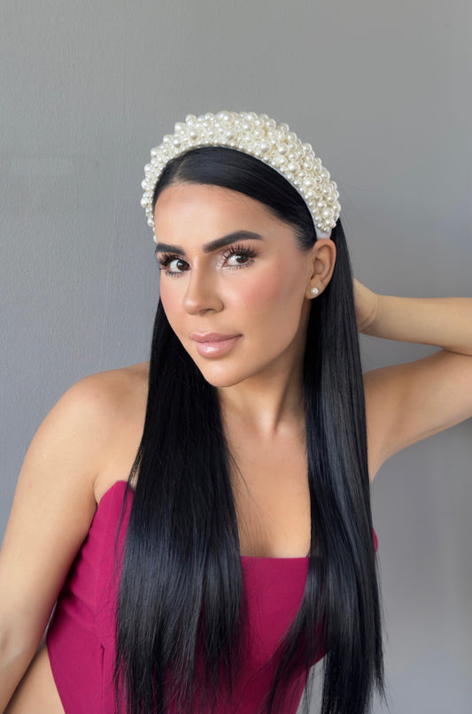 Kadın İncili Saç Tacı