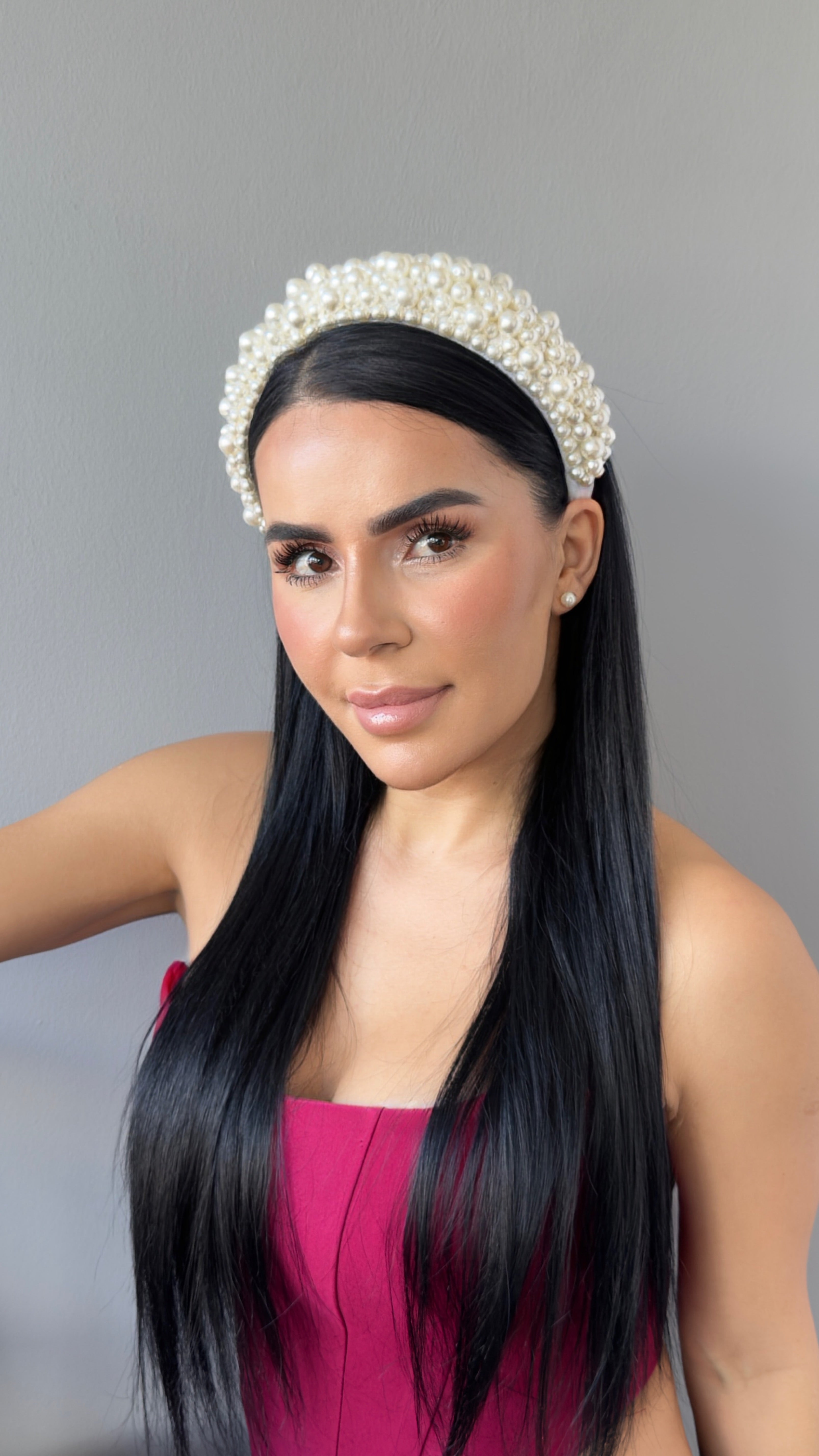 Kadın İncili Saç Tacı