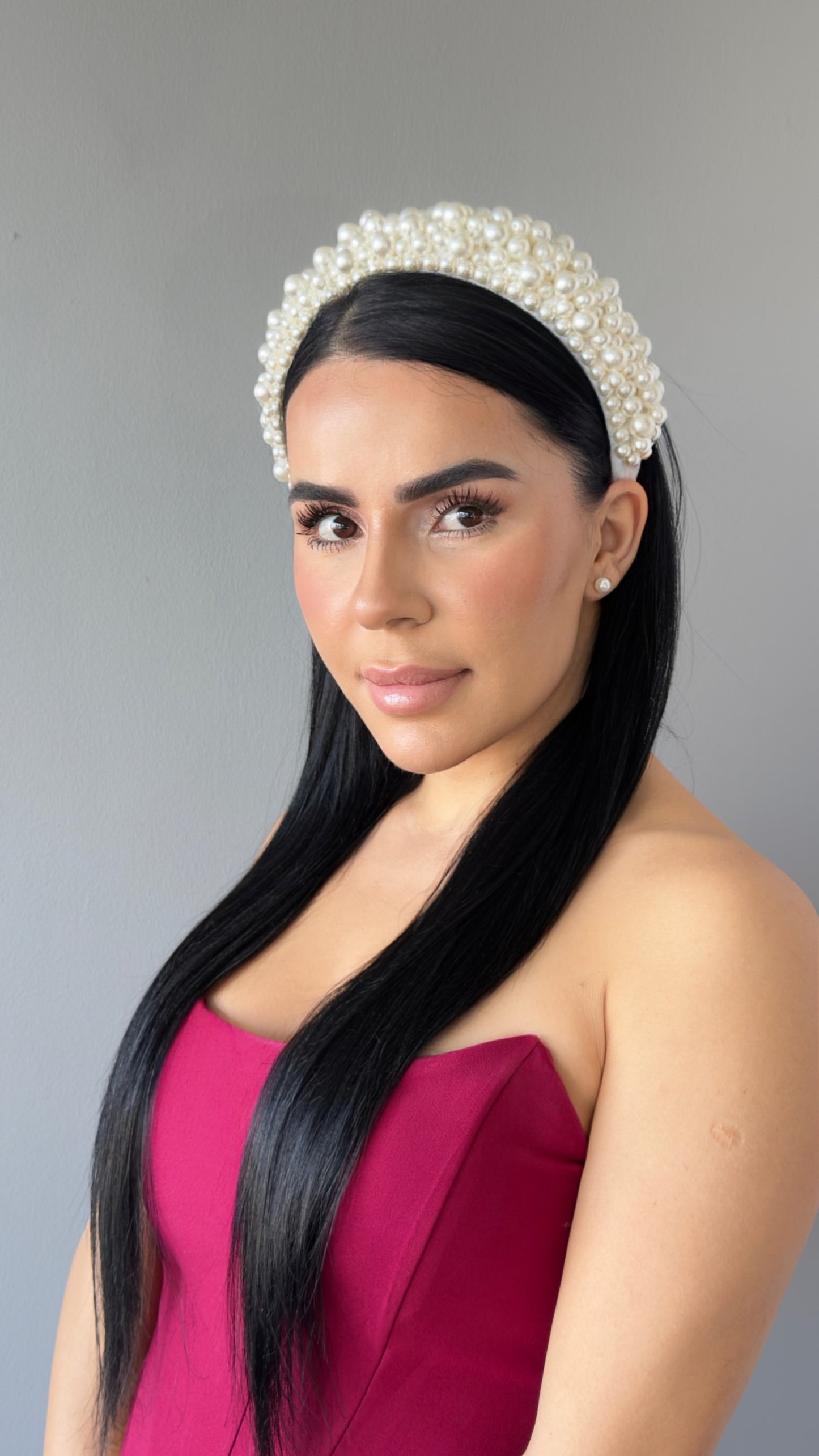 Kadın İncili Saç Tacı