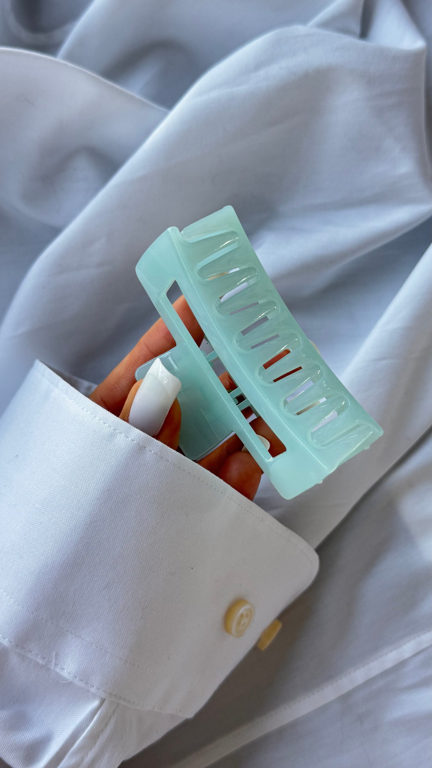 Dikdörtgen Pencere Tasarımlı Mandallı Toka