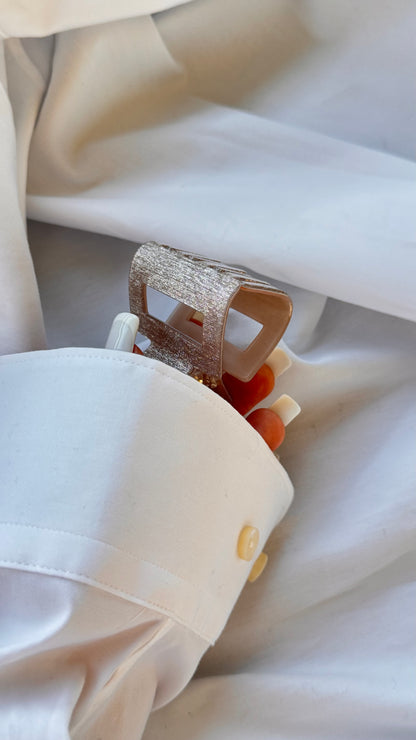 Simli Dikdörtgen Mandallı Toka