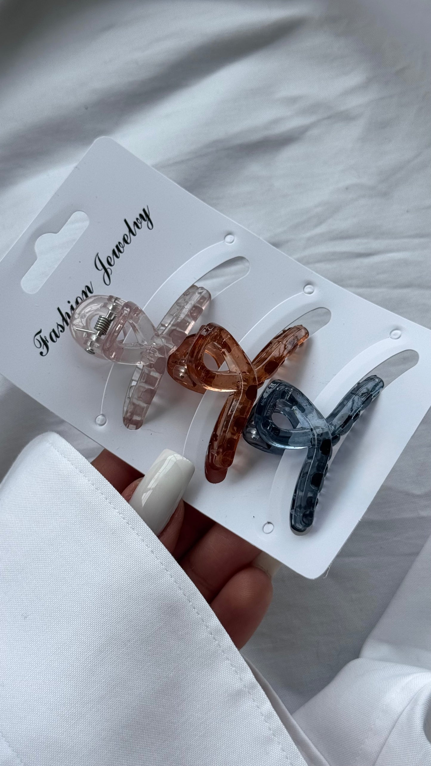 Üçlü Mini Spiral Mandallı Toka Seti