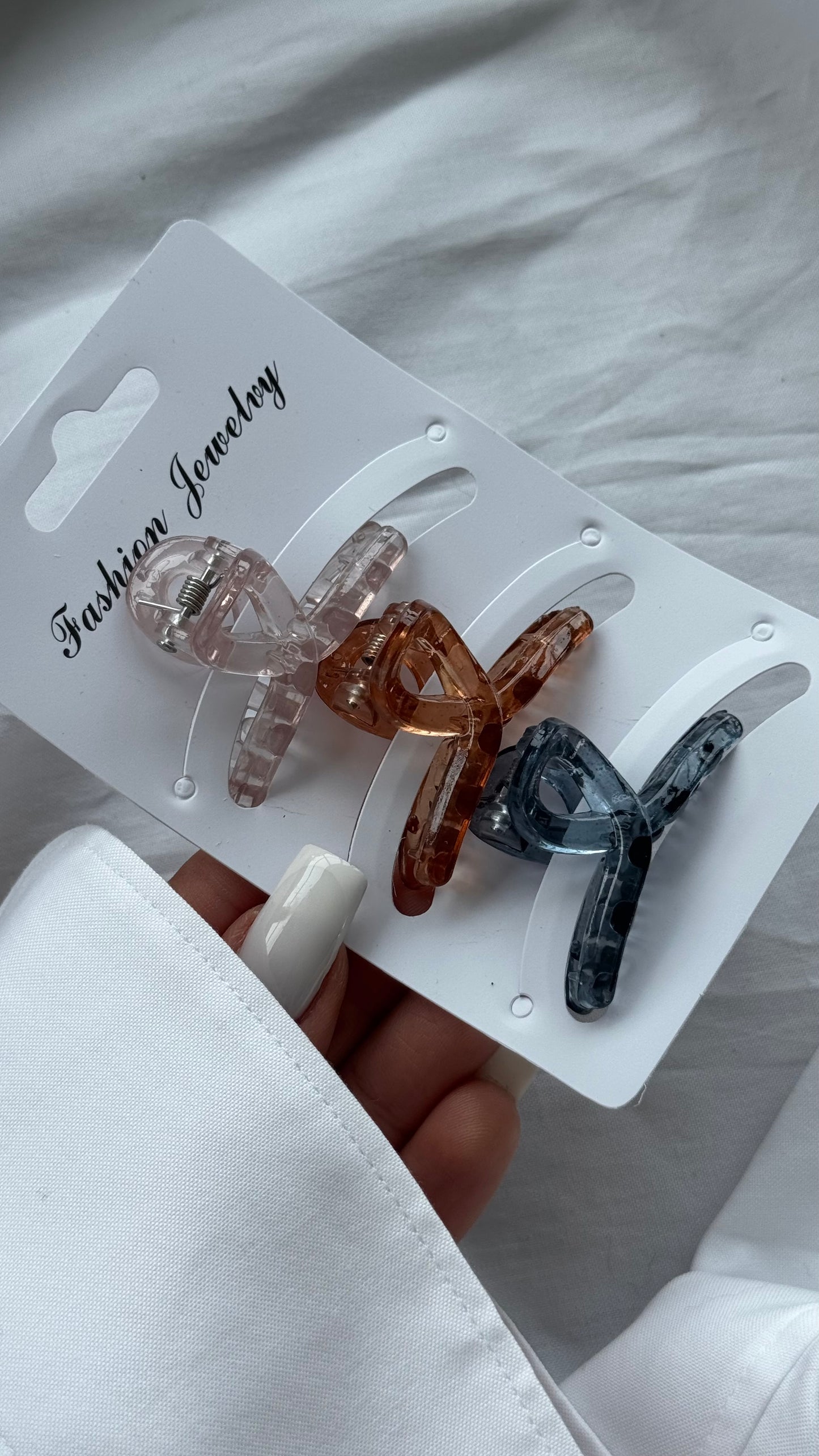 Üçlü Mini Spiral Mandallı Toka Seti