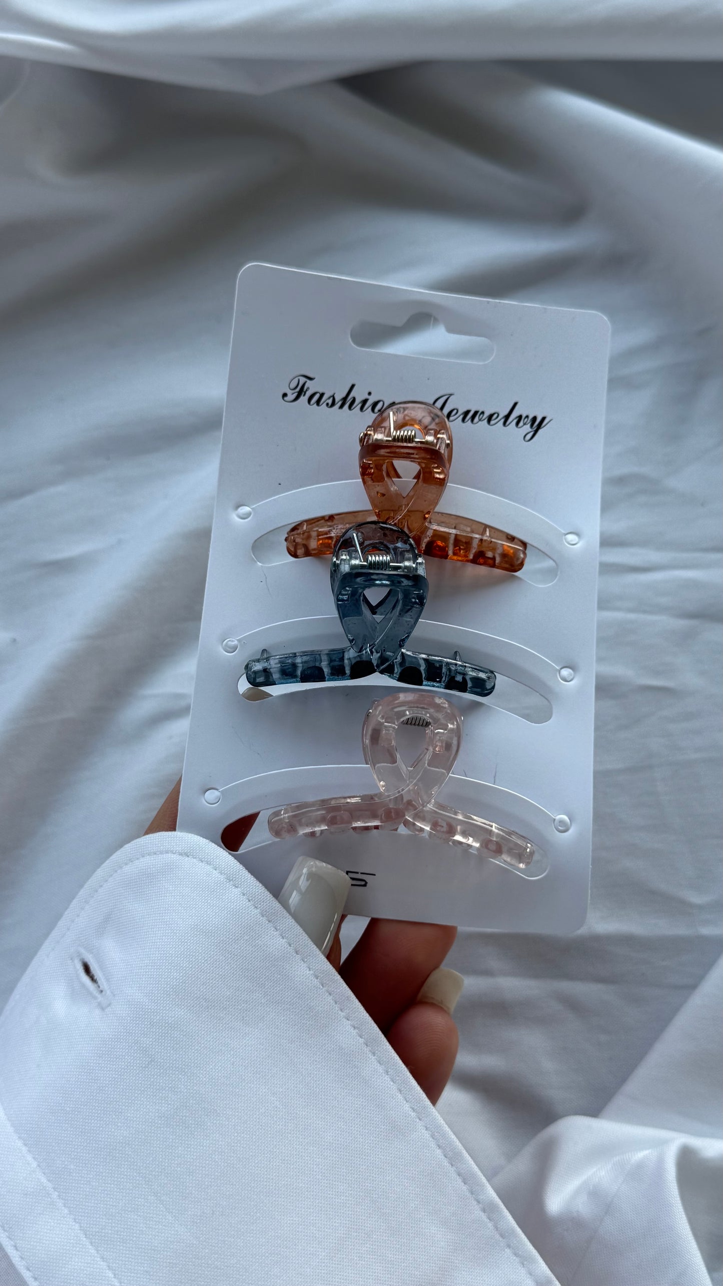 Üçlü Mini Spiral Mandallı Toka Seti