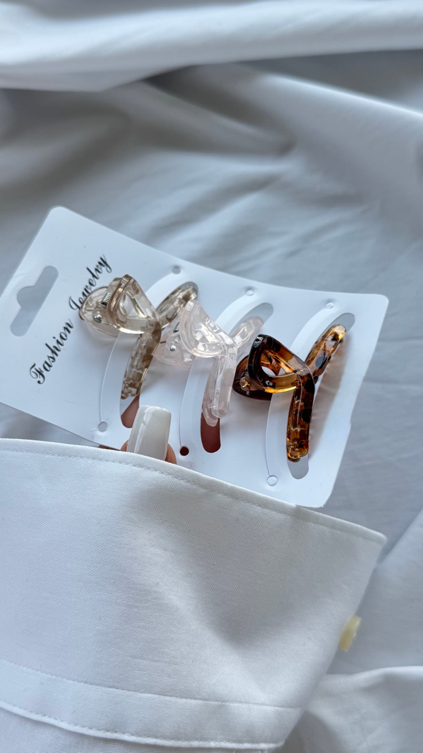 Üçlü Mini Spiral Mandallı Toka Seti