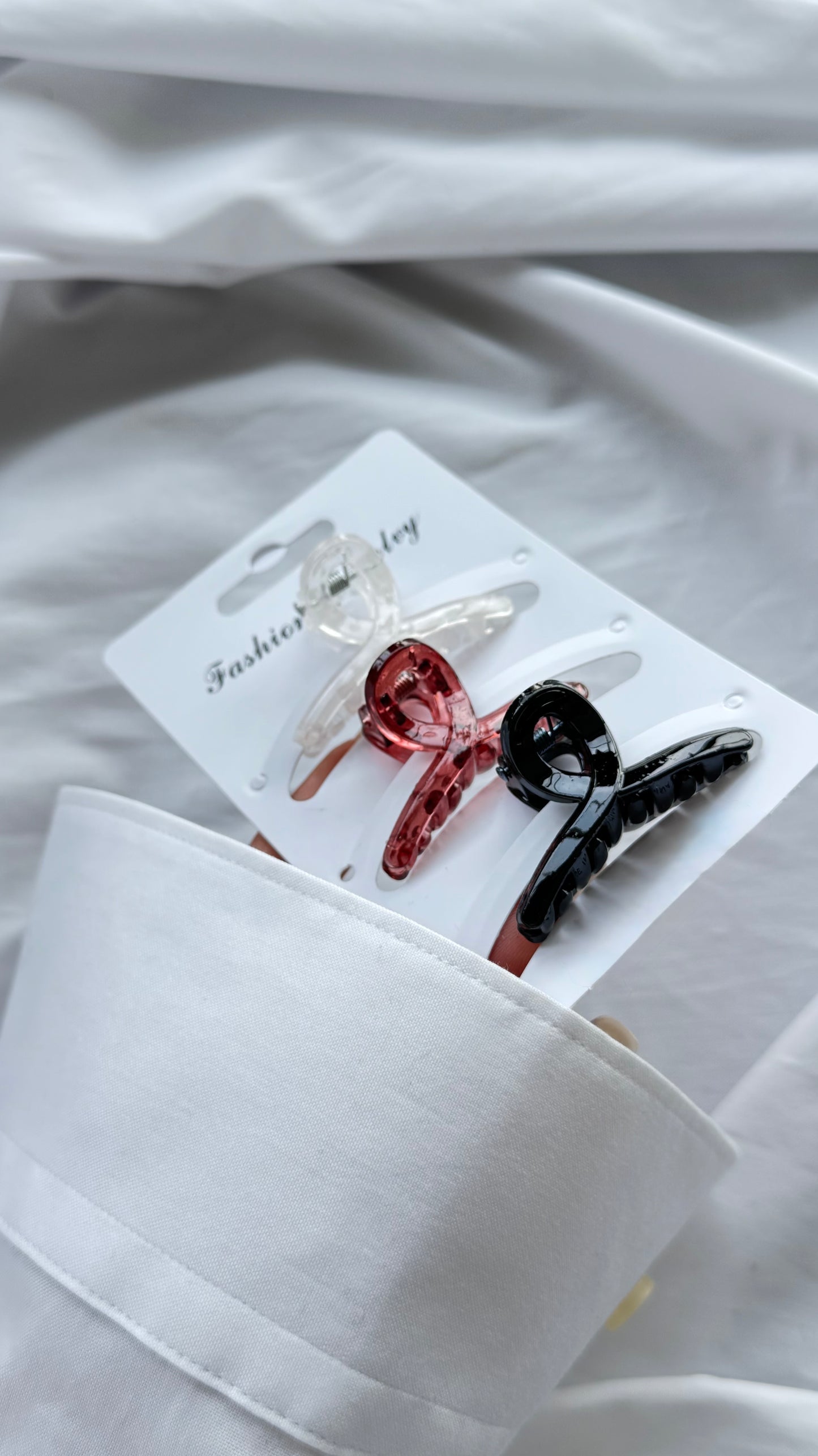 Üçlü Mini Spiral Mandallı Toka Seti