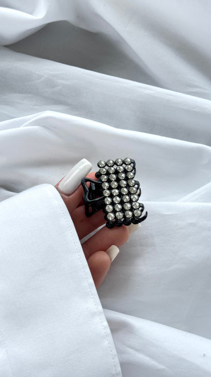 Kristal Taşlı Mandallı Toka